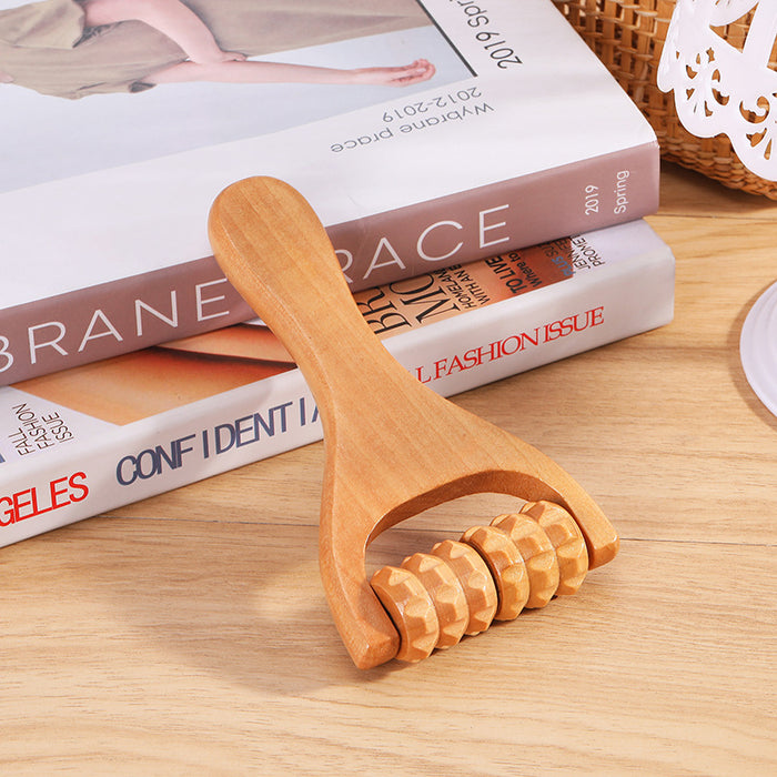 Wooden Manual Massage Stick for Muscle Relaxation