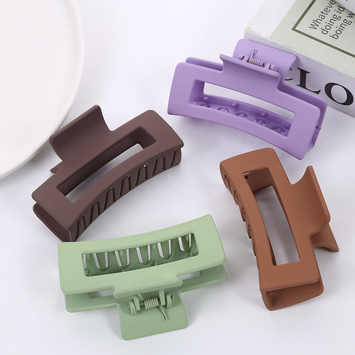 Fashionable Square Matte Hair Clip, Suitable for Women To Tie Their Hair