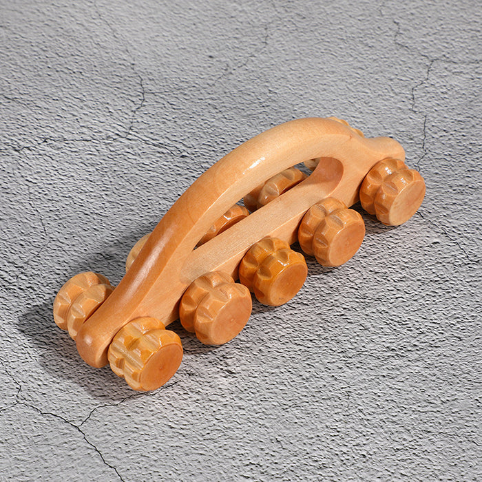 Wooden Manual Massage Stick for Muscle Relaxation