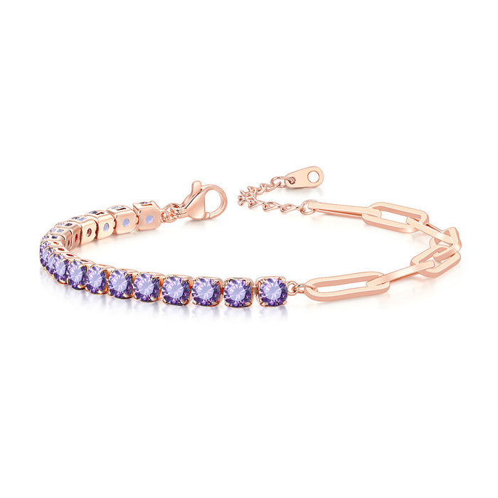 Unique and elegant tennis bracelet