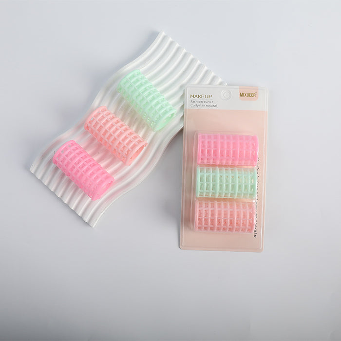 Lazy Hair Roller with Self-adhesive Magic Hair Curlers Plastic Curlers for Air Bangs