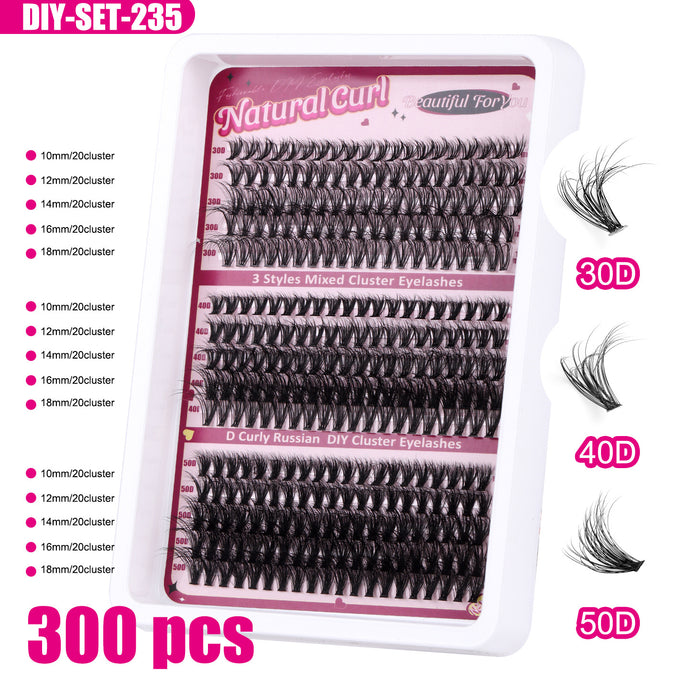 Reusable Thick Curly False Eyelash Set, Creating A Full and Natural Appearance