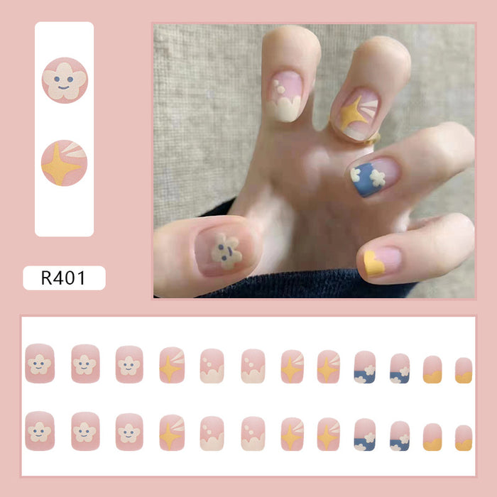 Short Nail Stickers & Decals: Colorful, Thin and Reusable Nail Accessories for Girls