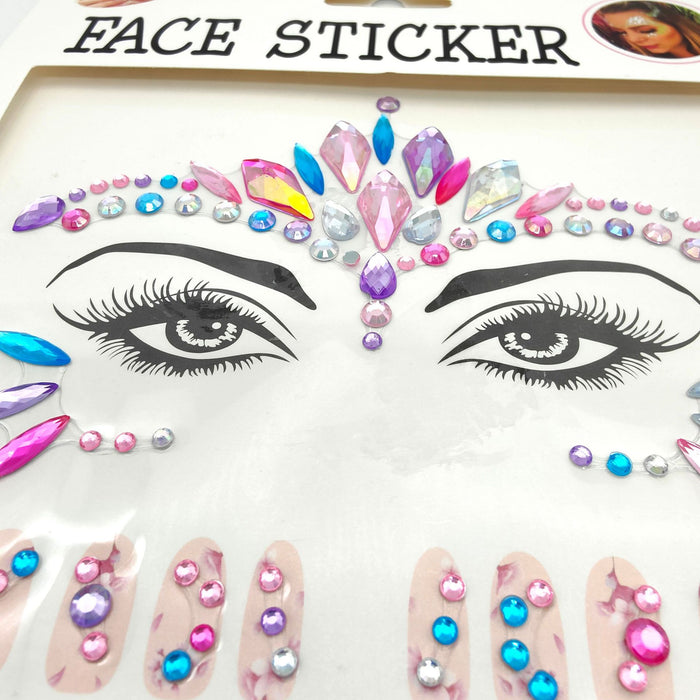 Gemstone Stickers for Glamorous Makeup Nail Art DIY Projects in European and American Style