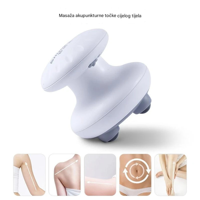 Water Wave Electric USB Electric Shock Vibration Triangle Three-Legged Mini Massager