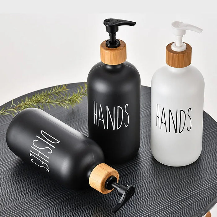 Separate bottle shampoo body wash bottle