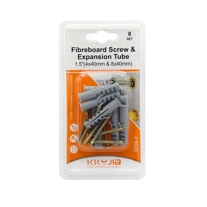 Rugged Fiberboard Nail Expansion Tube Kit for Home Improvement