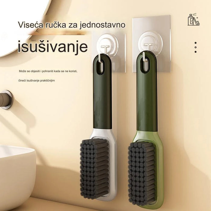 Multifunctional household shoe cleaning brush