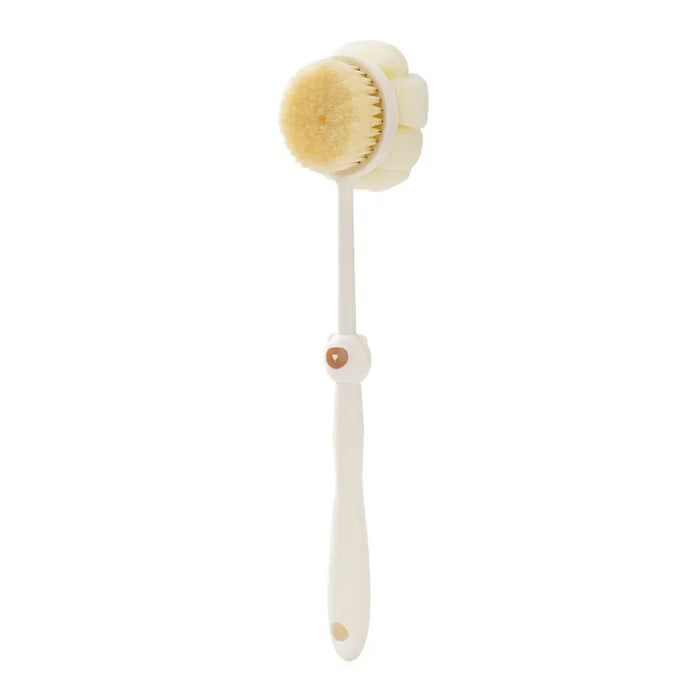 Long handle brush Soft bristle double sided bath brush