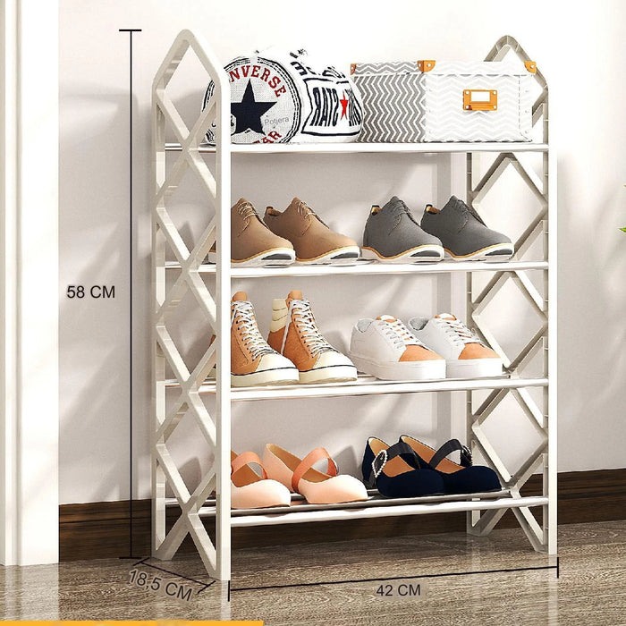 Shang Shoe Rack Steel Pipe Material Apartment Dormitory Assembly Shoe Rack