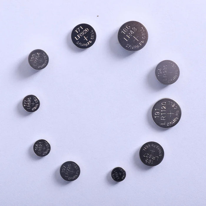 Electronic Button Cell Batteries for Watches and Small Electronics