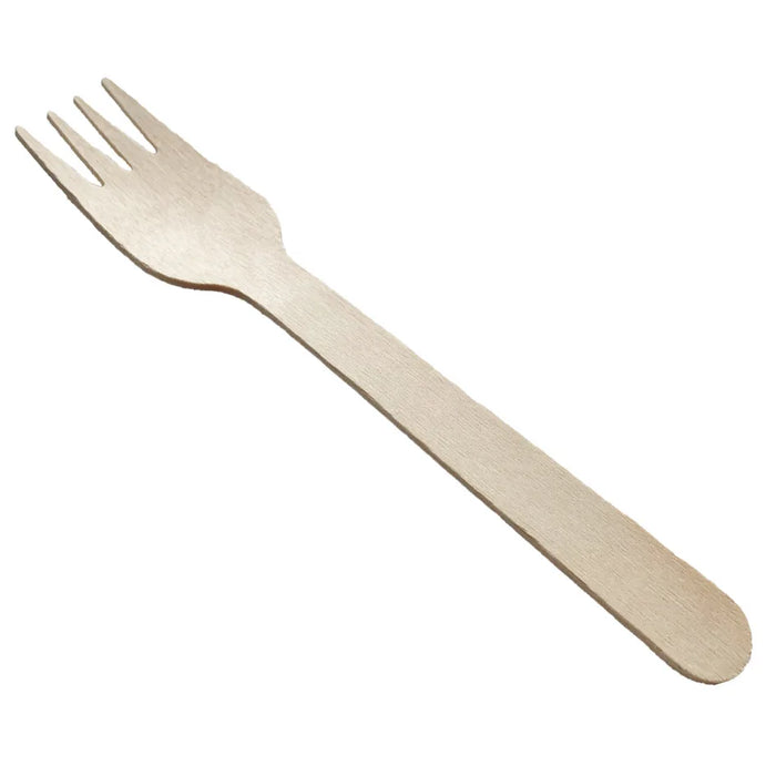 Eco-Friendly Disposable Wooden Utensils - Ideal for Parties, Picnics and BBQs