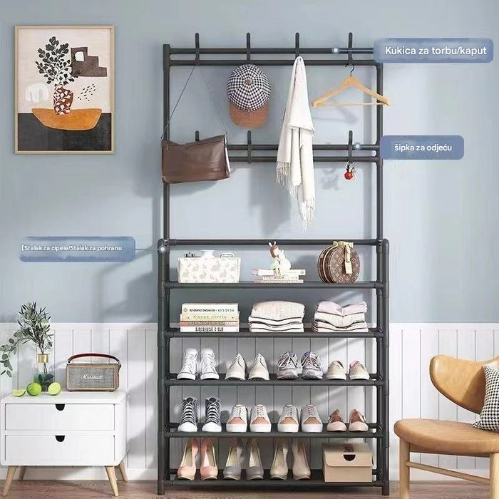 Bedroom and living room multi-layer shoe racks are easy to assemble