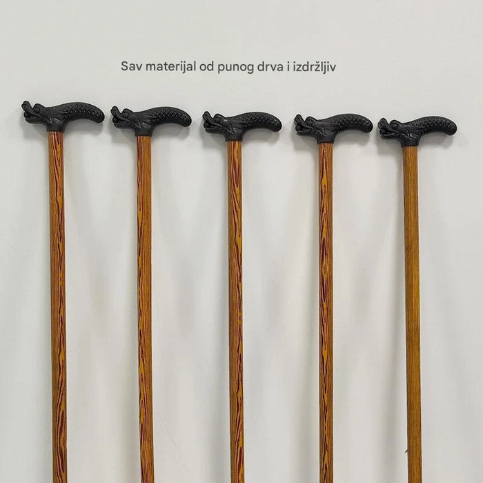 Handmade Wooden Walking Stick - Perfect for Hiking, Trekking, and Mountaineering