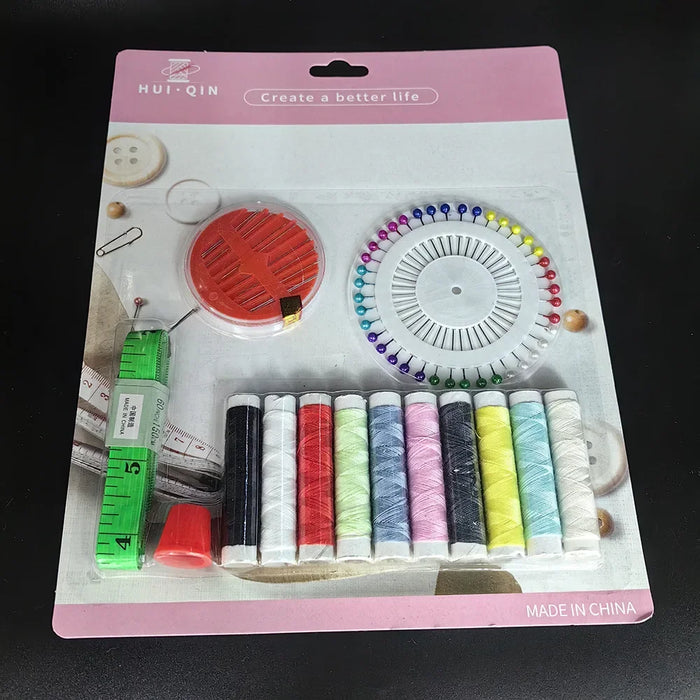 Multi Functional Sewing Tool Set, Complete with Needle, Thread, Buttons, Pins, Scissors, Etc