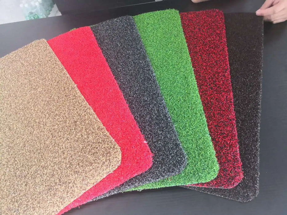 Hard grass door mats for scrubbing away dirt and grime from balconies or entrances