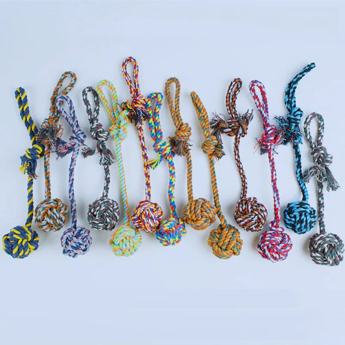 Dog toy chew rope set