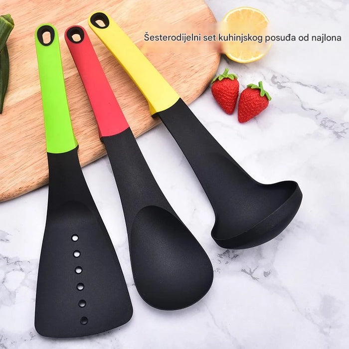 Color cooking tool set with