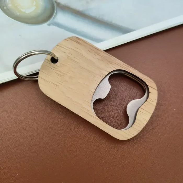 Bamboo and Wood Beer Bottle Opener