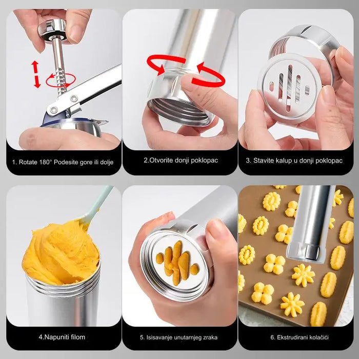 Aluminum alloy biscuit mold gun