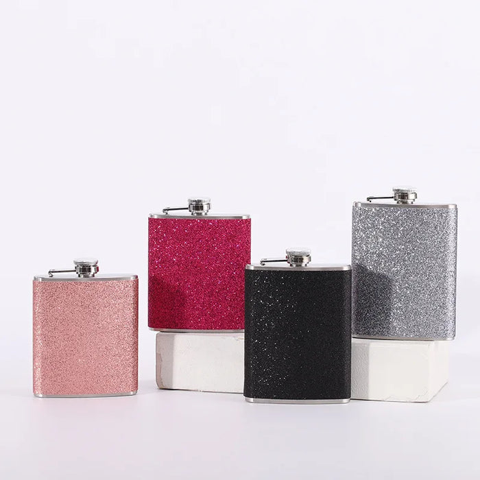 6-ounce Solid Stainless Steel Flask