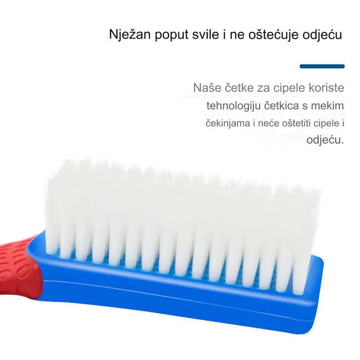 Multi-functional shoe brush for home use clothing washing and cleaning board with soft bristles