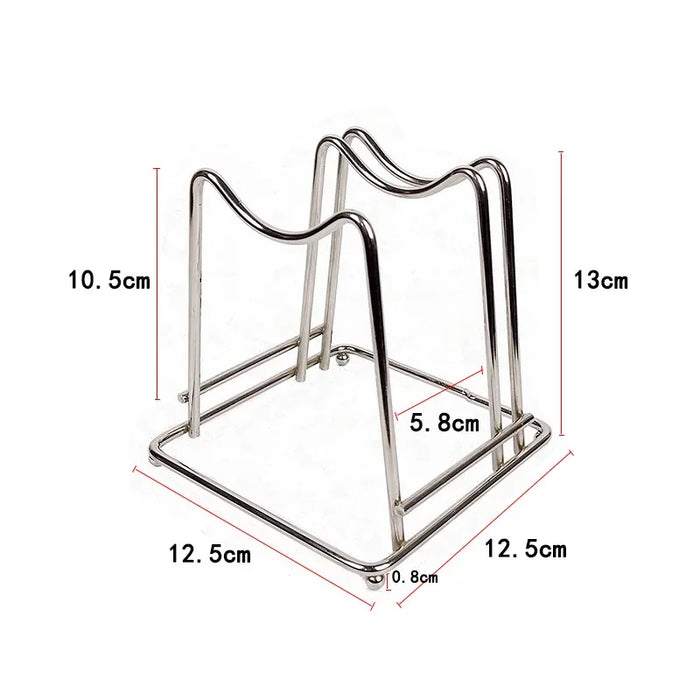 Stainless steel cutting board rack kitchen knife holder