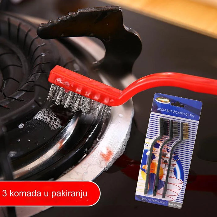 Kitchen stove cleaning multi-functional cleaning brush