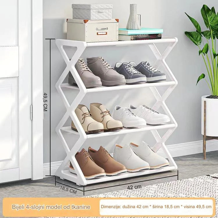 Easy-to-assemble multifunctional shoe cabinet