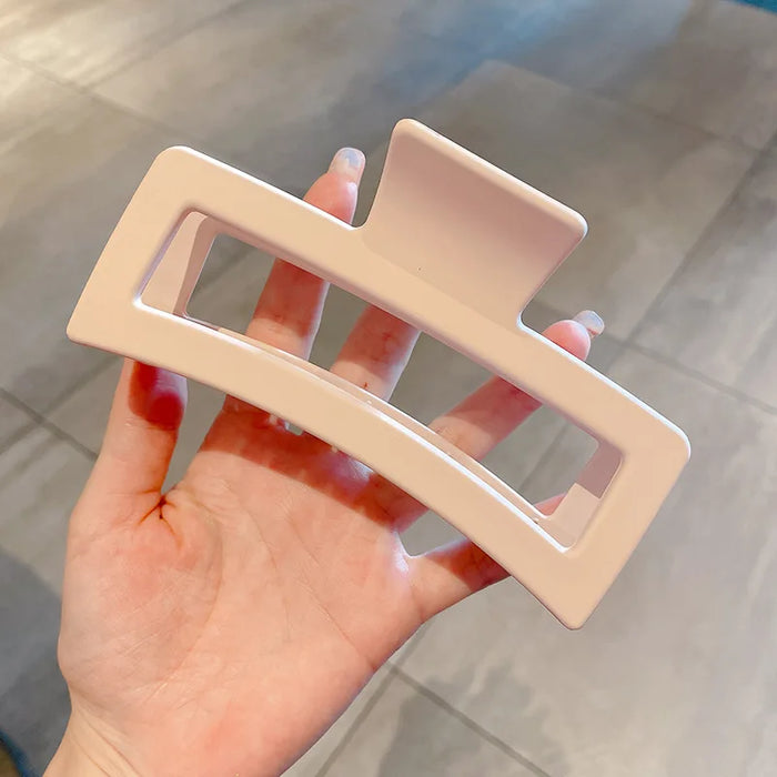 Minimalist Hollow Square Hair Clip