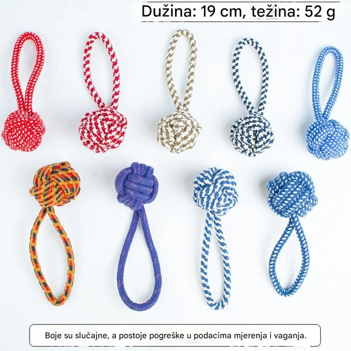 Dog toy chew rope set