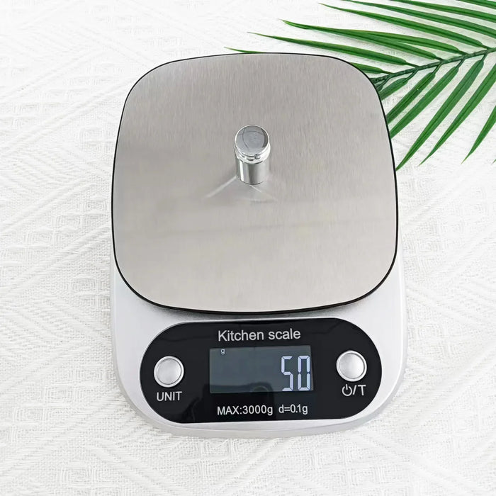 Stainless steel electronic kitchen scale