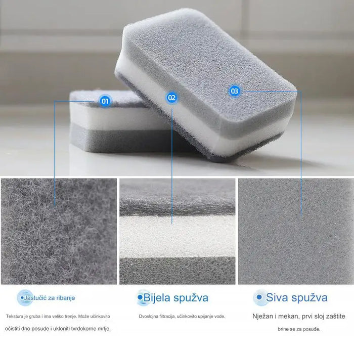 Sponge scrubber, dishwashing sponge