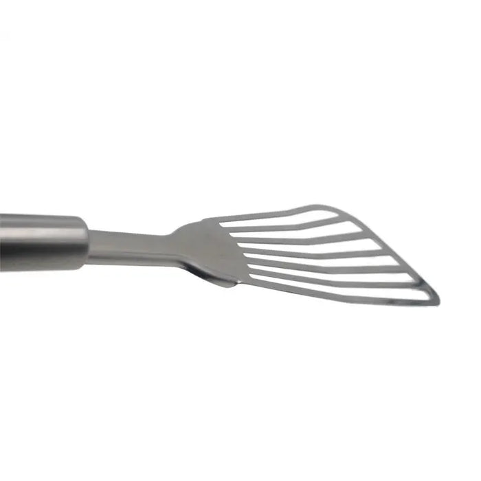 Newly Designed Stainless Steel Steak Turner - Perfect for Flipping Burgers, Steaks, Chicken and Fish