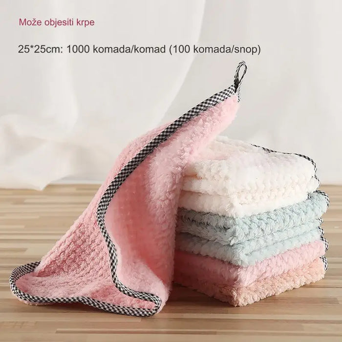 Double-sided absorbent rag