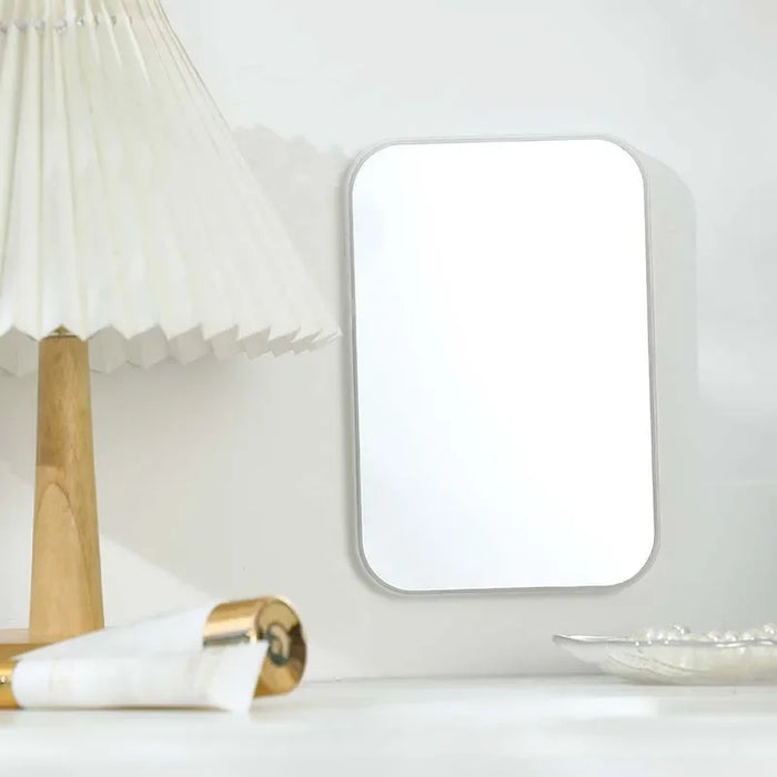 Portable high definition folding vanity mirror