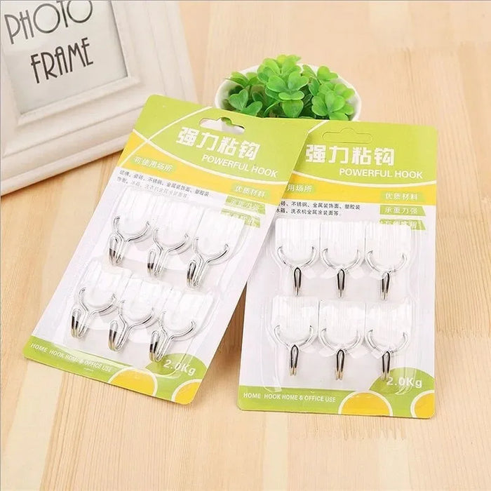 Small Adhesive Hook Mini 6PCS