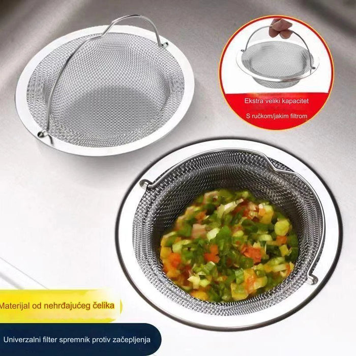 Efficient Stainless Steel Sink Drain Strainer, Prevent Blockages and Keep Your Kitchen Sink Clog-Free