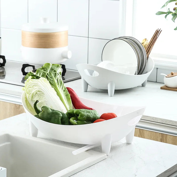 Kitchen Storage Multifunctional Drainage Bowl Rack