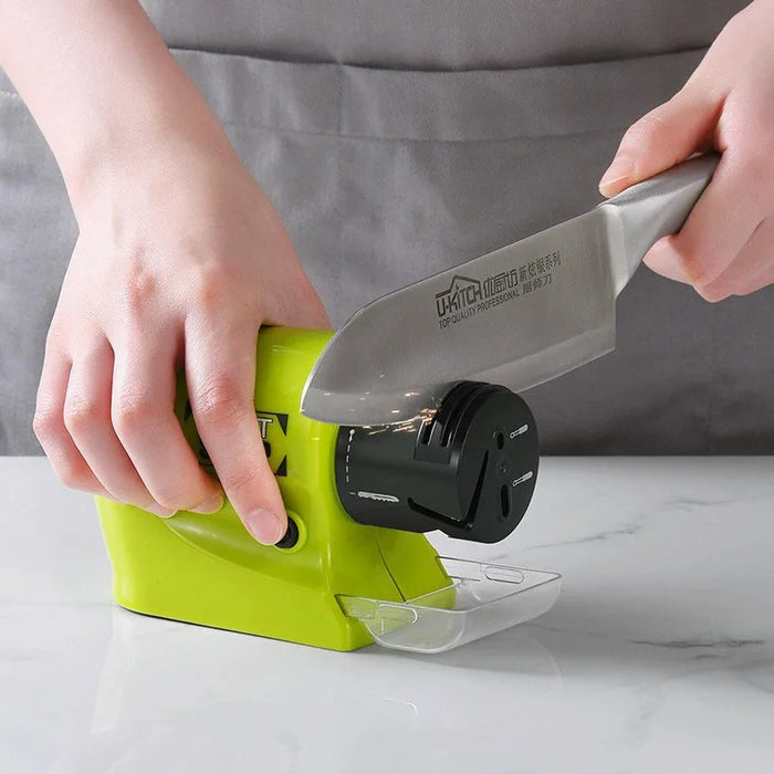 Kitchen electric knife sharpener