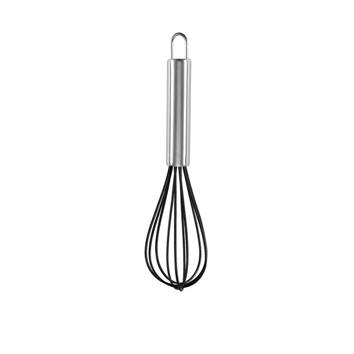 Professional Silicone Egg Beater with Stainless Steel Handle