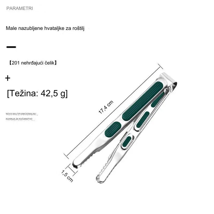 New stainless steel food clip