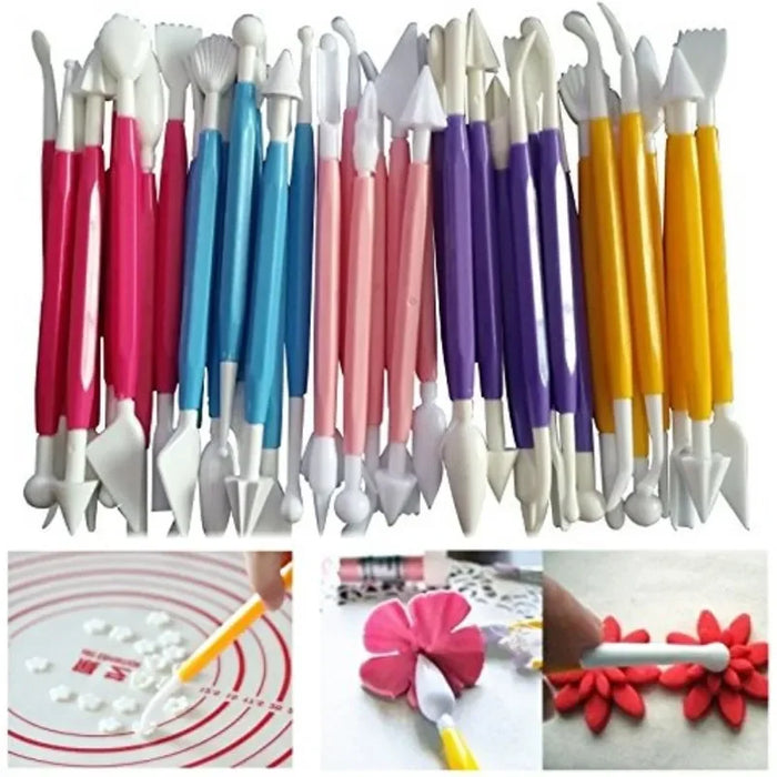 Children's soft clay DIY flower pattern tool set