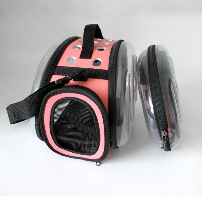 Breathable portable cat and dog pet bag