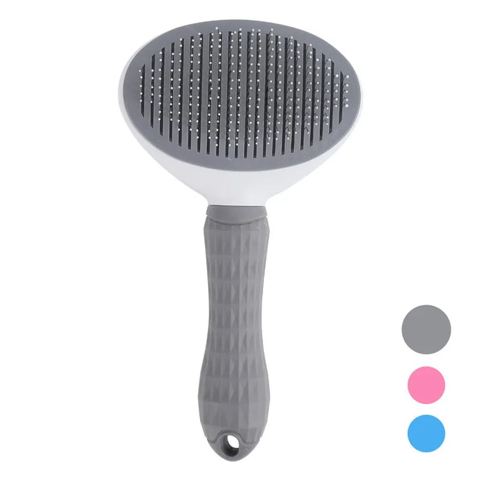 Professional pet grooming brush, one-click self-cleaning hair remover