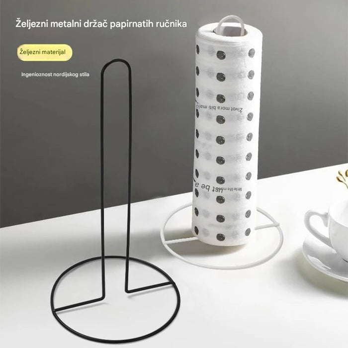 Dining table storage reel rack elegant design