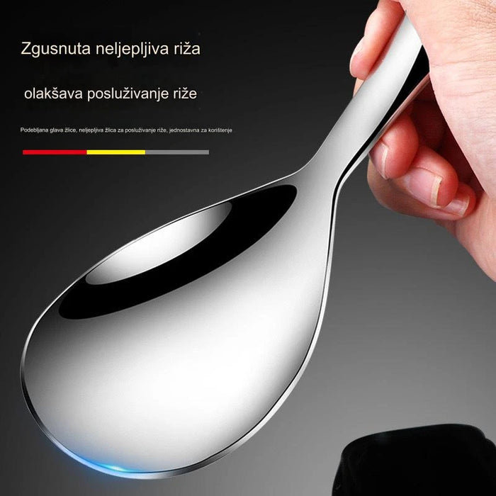 Thickened Non Stick Design Stainless Steel Rice Spoon