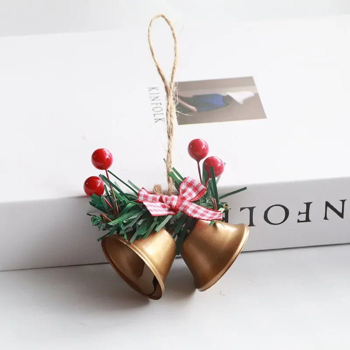 Personalized handmade Christmas bell decorations