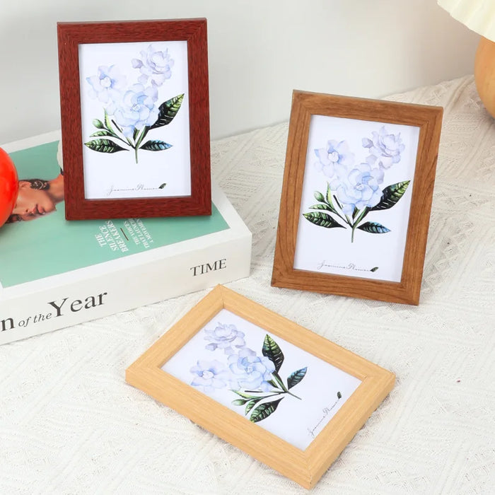 Innovative wooden photo frames for wall decoration and tabletop display