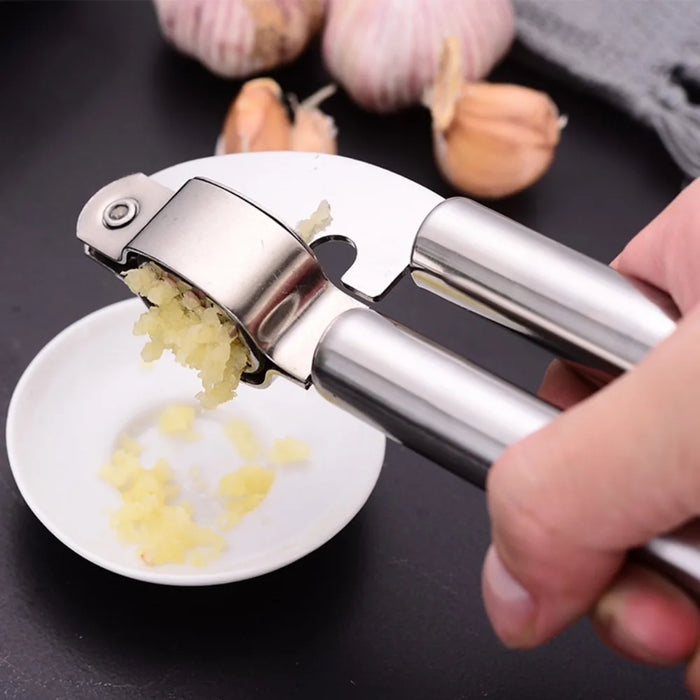 Manual Garlic Pressing Stainless Steel Mud Household Kitchen